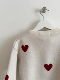 SECONDS HEART JUMPER  5-6 YRS