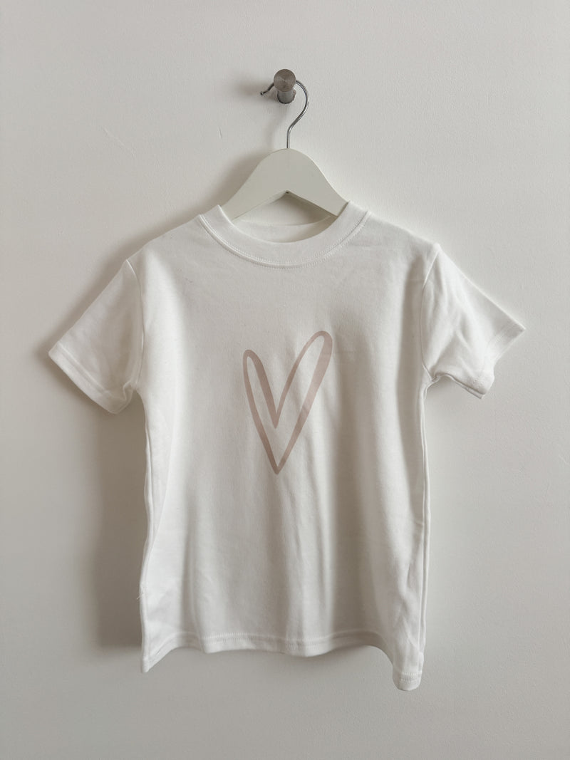 PRELOVED R&G HEART TSHIRT 3-4 YEARS