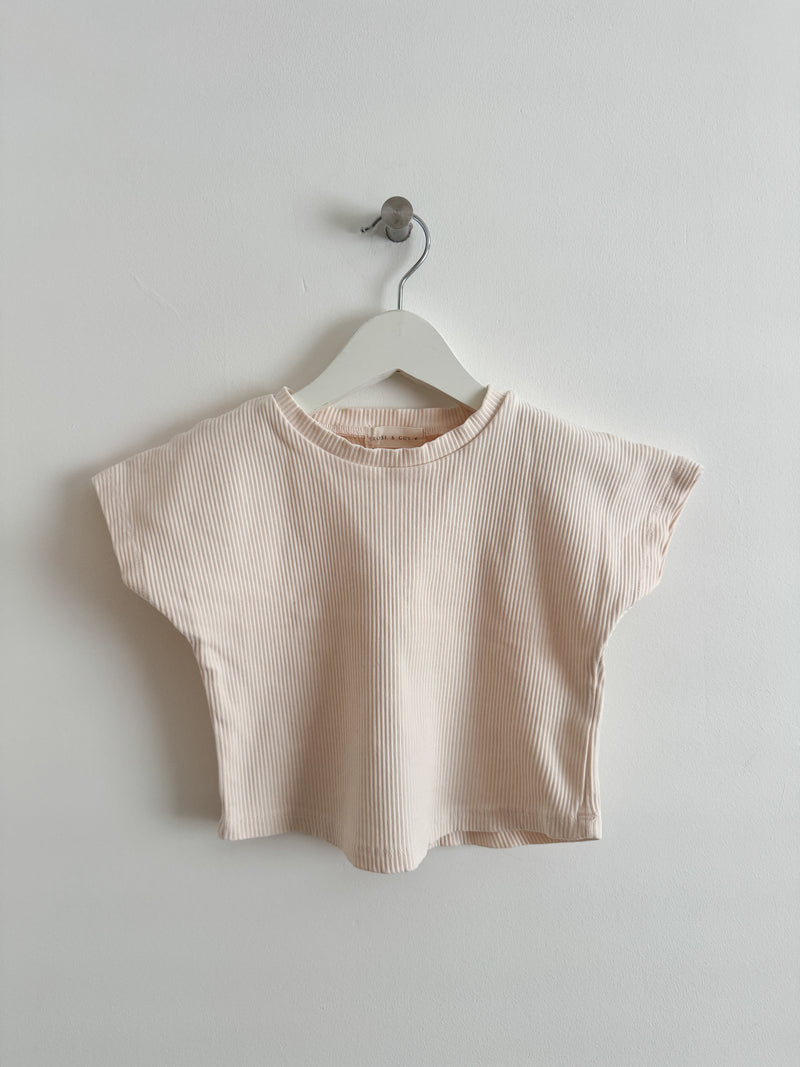 PRELOVED OATMEAL FRANKIE TEE 1-3 YEARS