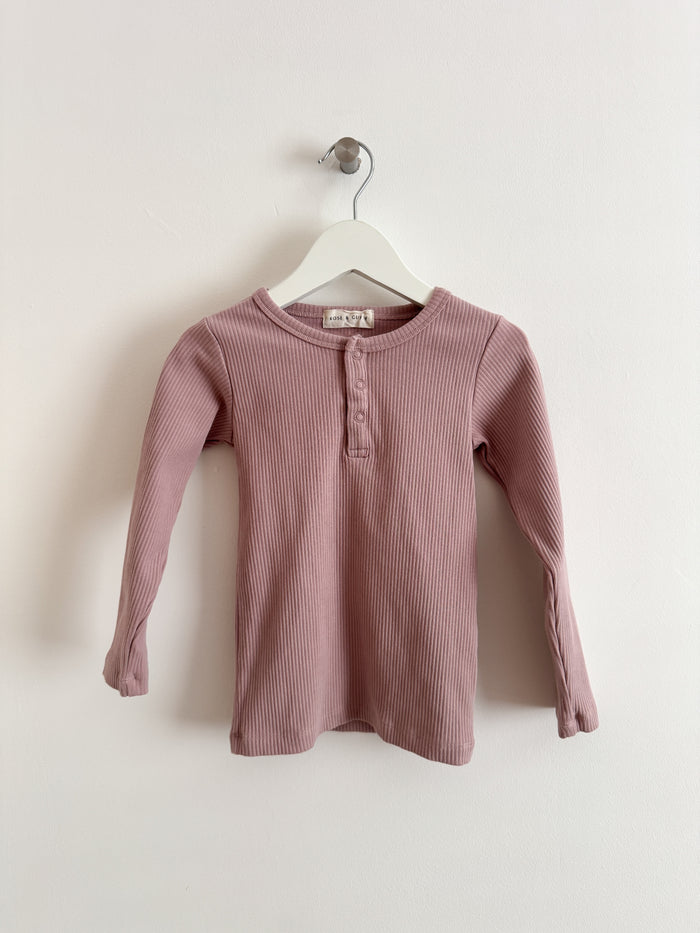 PRELOVED HEATHER LONG SLEEVE TOP 3-4 YEARS