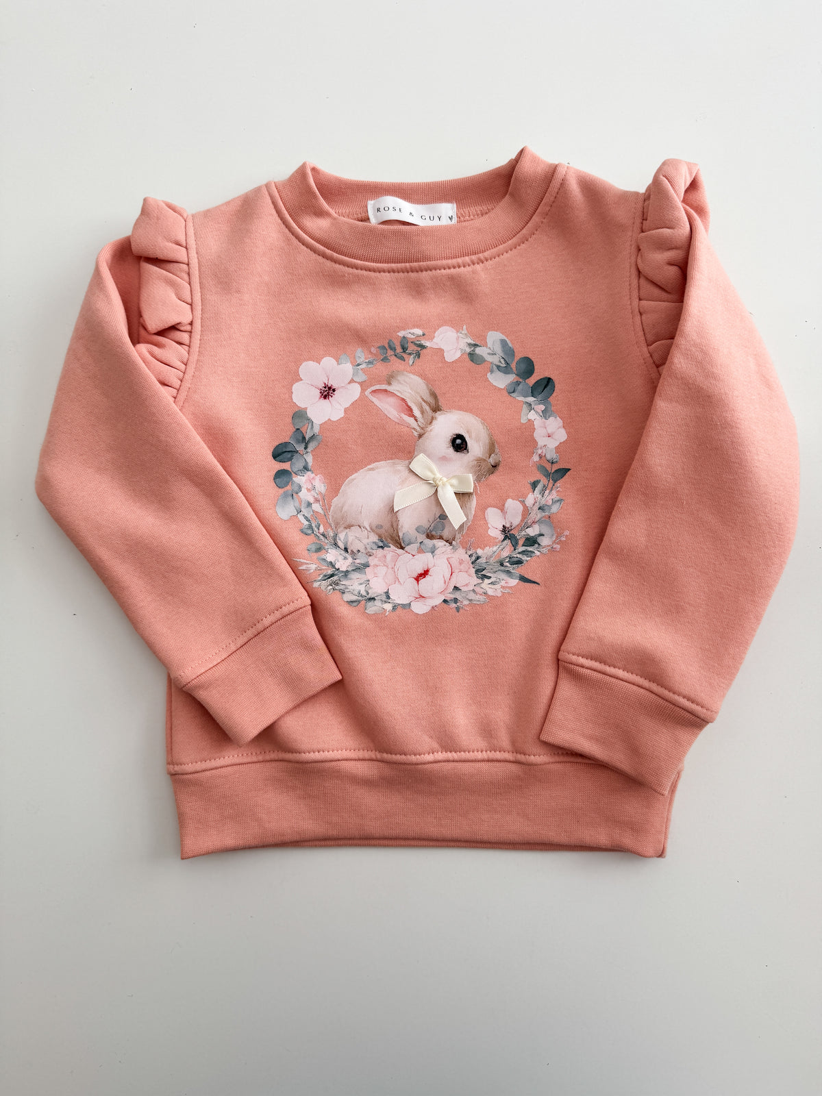 FLORAL BUNNY SWEATSHIRT