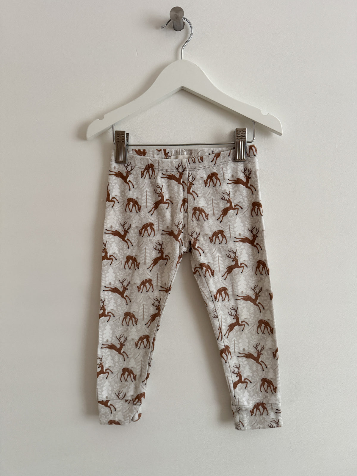 PRELOVED REINDEER LEGGINGS 2-3 YEARS