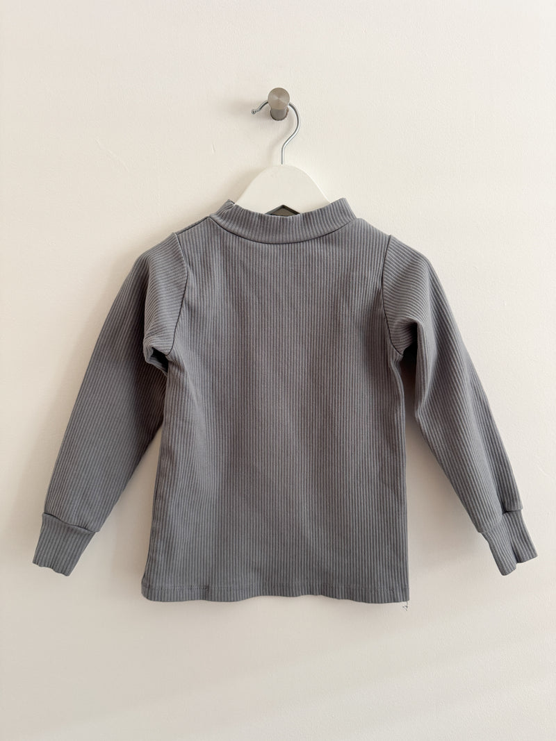PRELOVED DUSTY BLUE TURTLENECK 4-5 YEARS