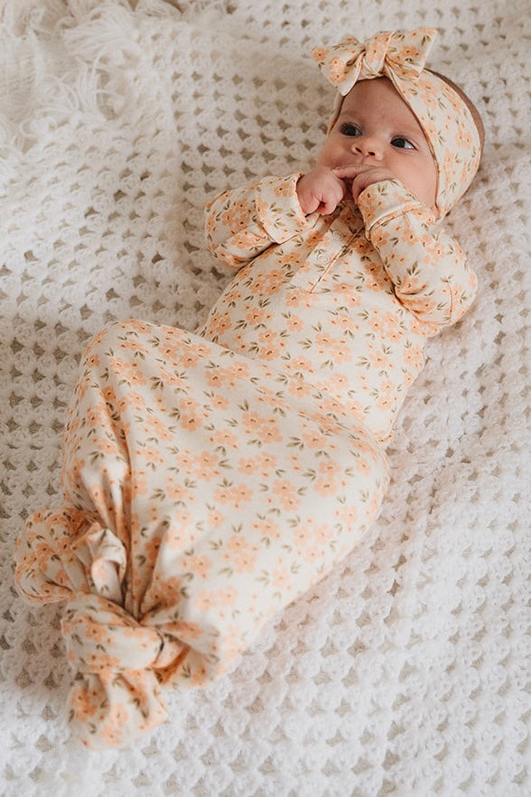 ZINNIA KNOTTED GOWN