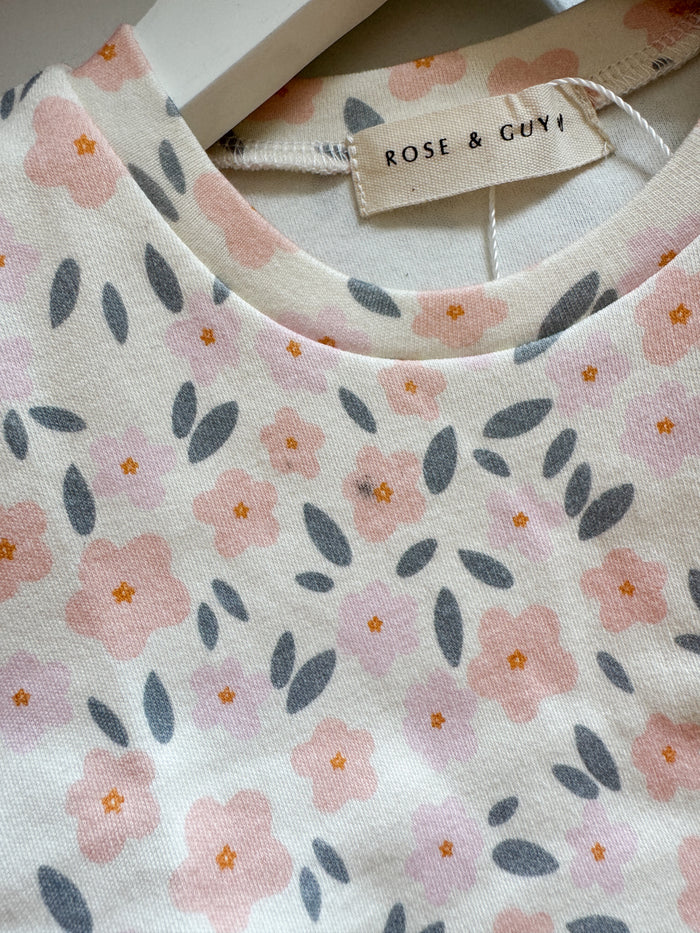 SECONDS PEACHY FLORAL QUINNY DRESS 6-12M