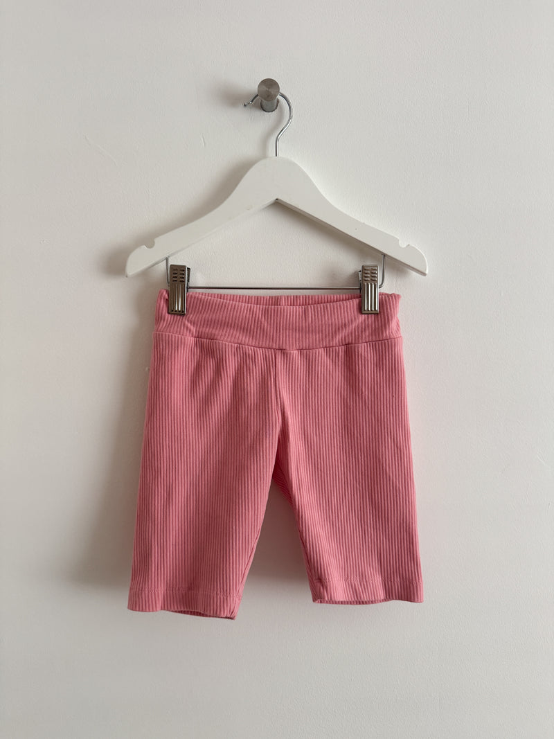 PRELOVED CANDY PINK CYCLING SHORTS 2-3 YEARS