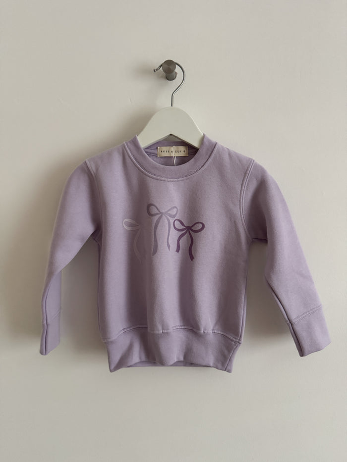 PRELOVED BOW SWEATSHIRT 6-12M MONTHS