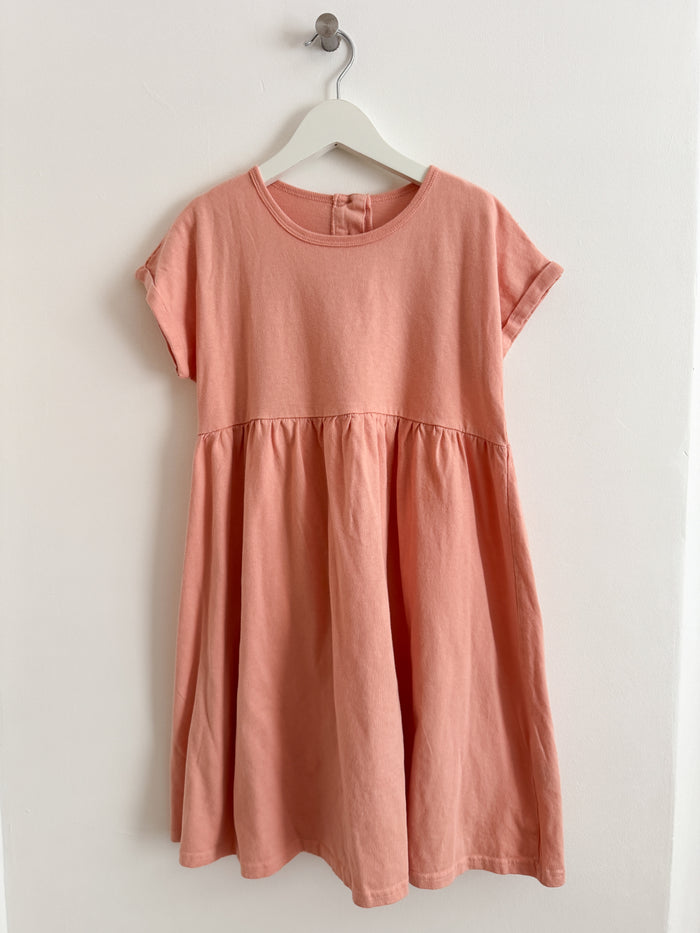 PRELOVED APRICOT DRESS 7-8 YEARS