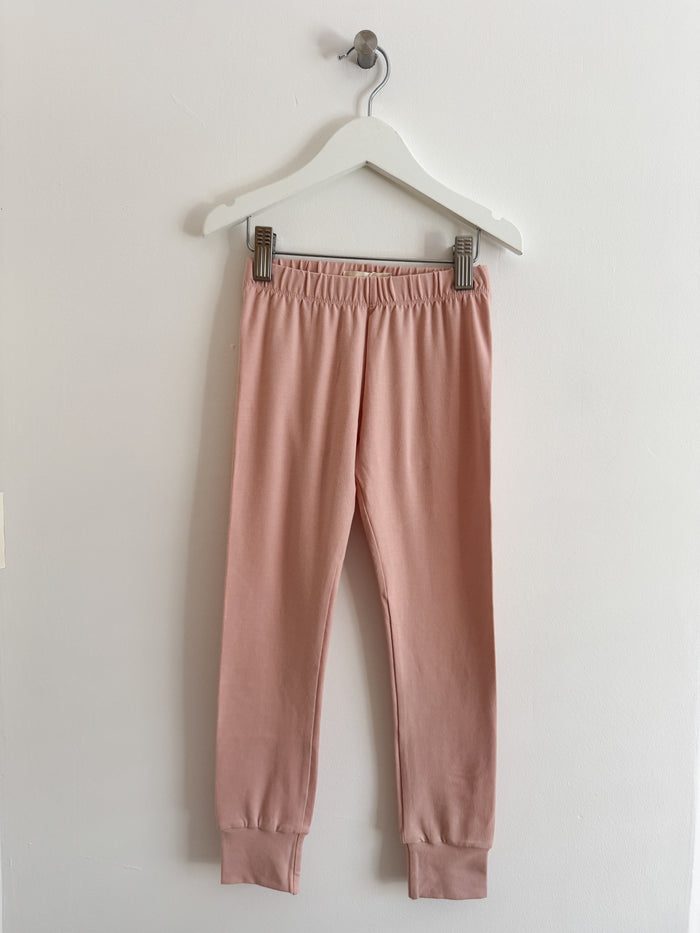 PRELOVED BABY PINK LEGGINGS 5-6 YEARS