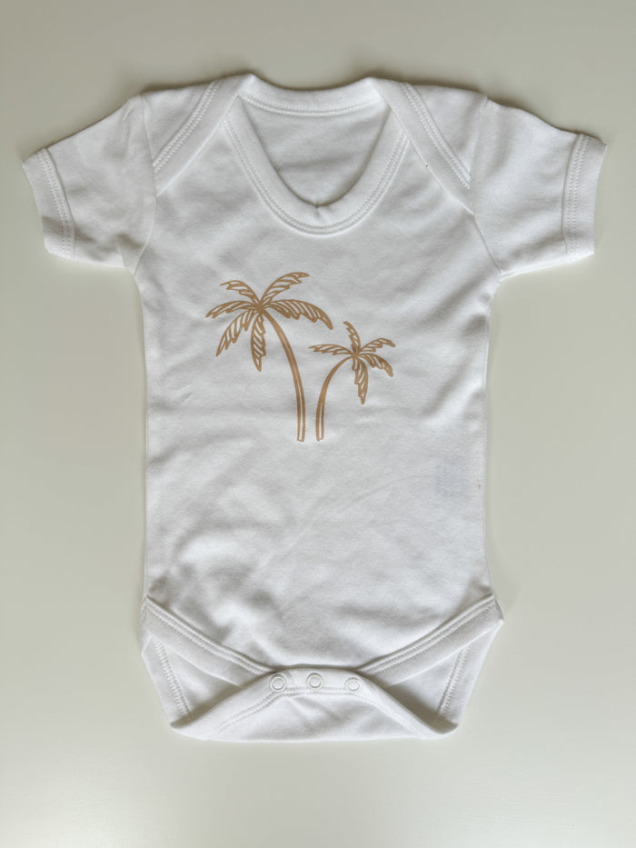 PRELOVED PALM BODYSUIT 0-3 MONTHS
