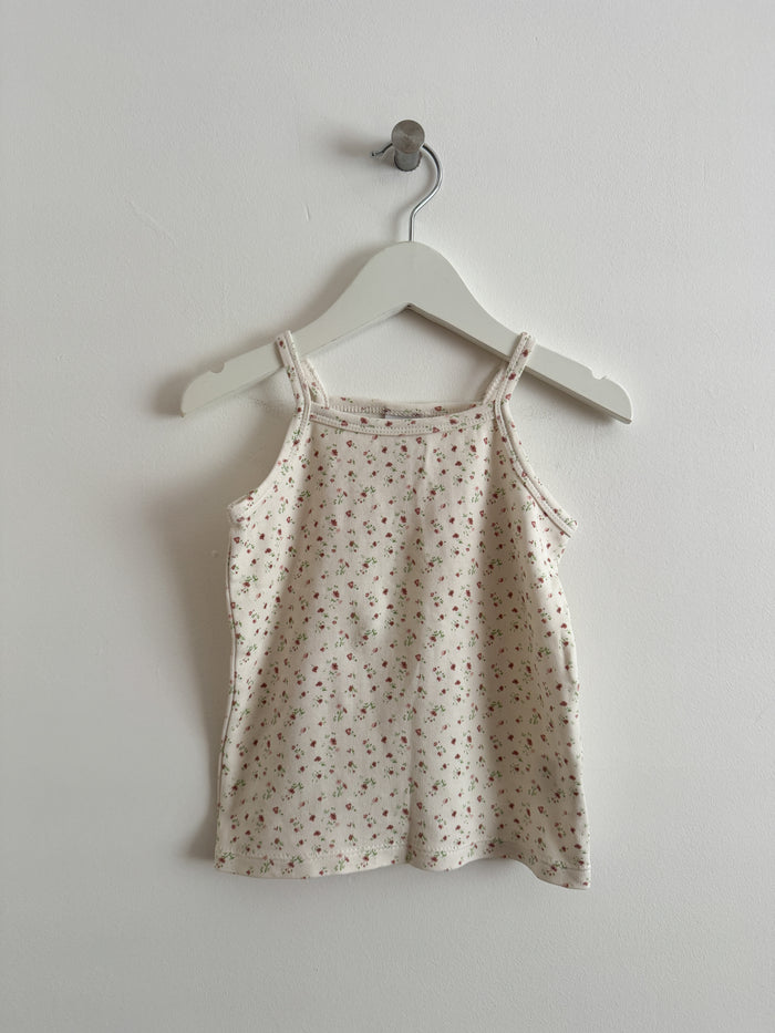 PRELOVED VINTAGE FLORAL VEST 3-4 YEARS