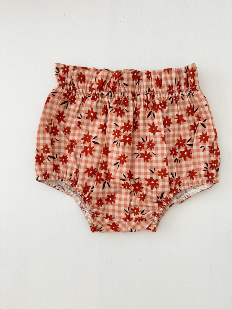 PRELOVED AUBURN GINGHAM BLOOMERS 1-2YRS