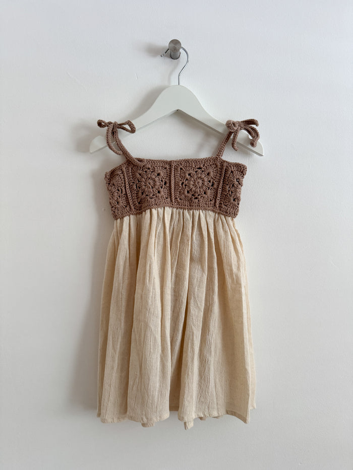 PRELOVED CROCHET DRESS 2-3 YEARS