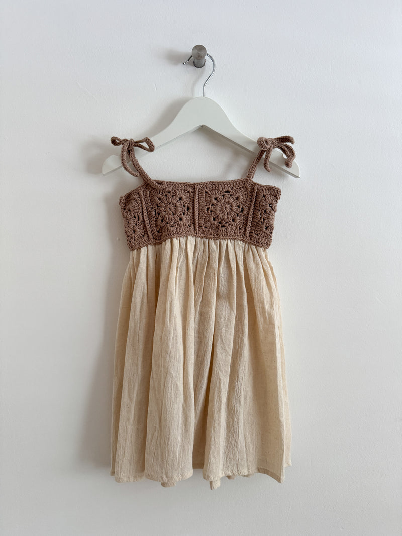 PRELOVED CROCHET DRESS 2-3 YEARS