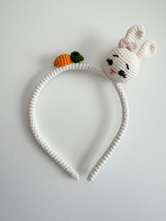 EASTER BUNNY CROCHET HAIRBAND