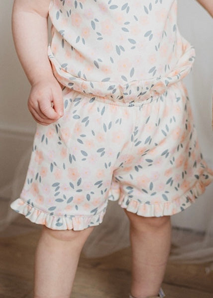 PEACHY FLORAL ARIYA SHORTS