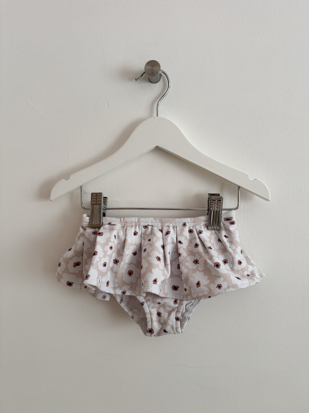 SECONDS FLORAL FRILL SWIM BOTTOMS  1-2 YEARS
