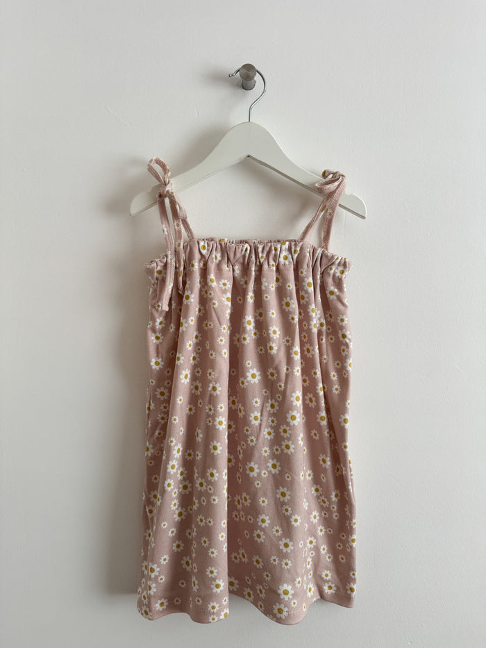 PRELOVED DAISY TIE DRESS 3-4 YEARS