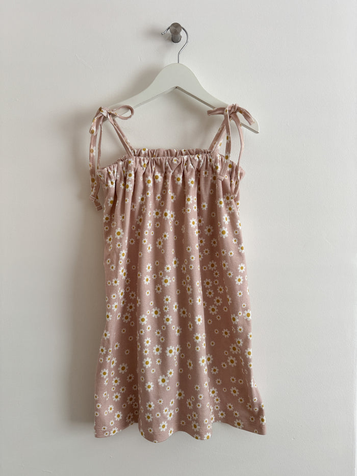 PRELOVED DAISY TIE DRESS 4-5 YEARS