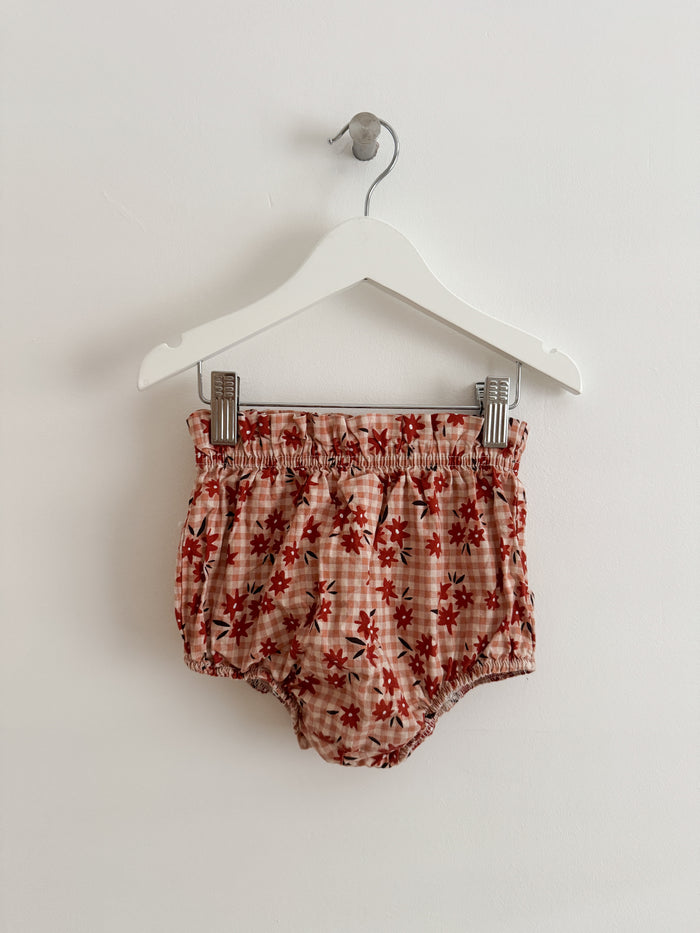 PRELOVED AUBURN GINGHAM BLOOMERS 1-2 YEARS