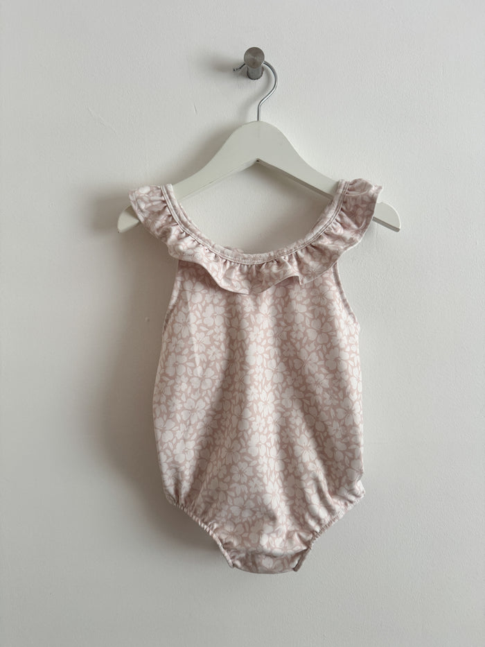 PRELOVED FLORAL SWIMSUIT 2-4 YEARS