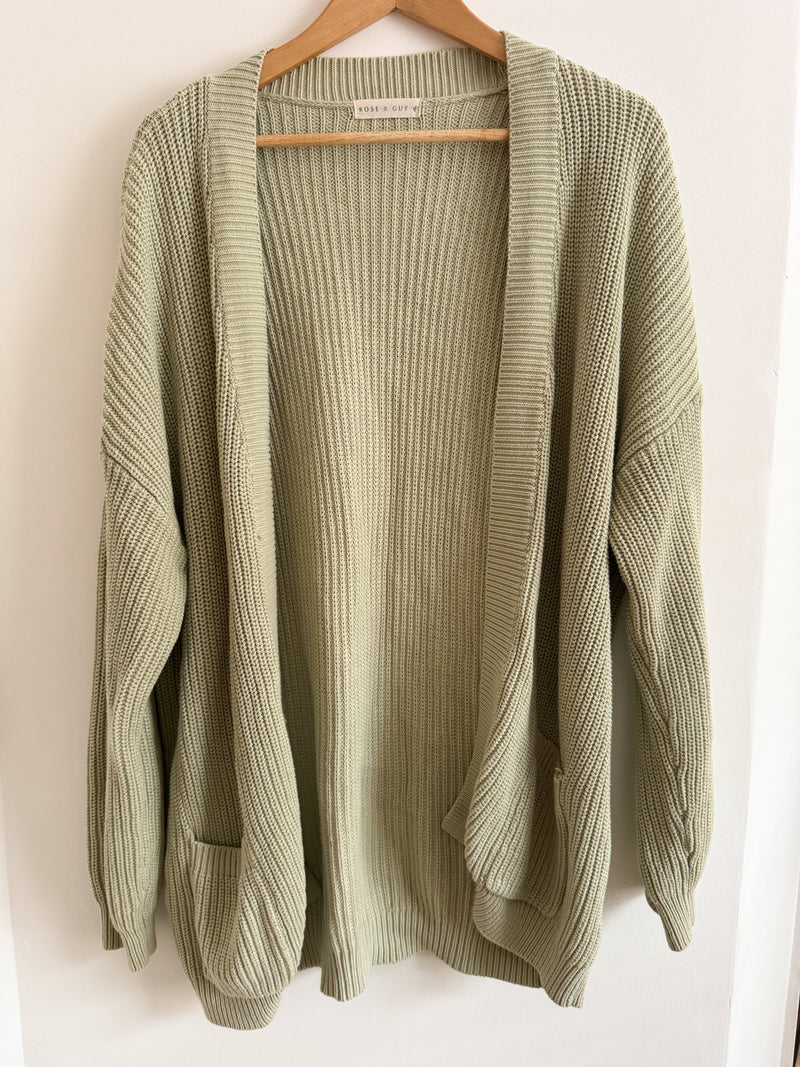 PRELOVED SAGE LADIES CARDIGAN MEDIUM