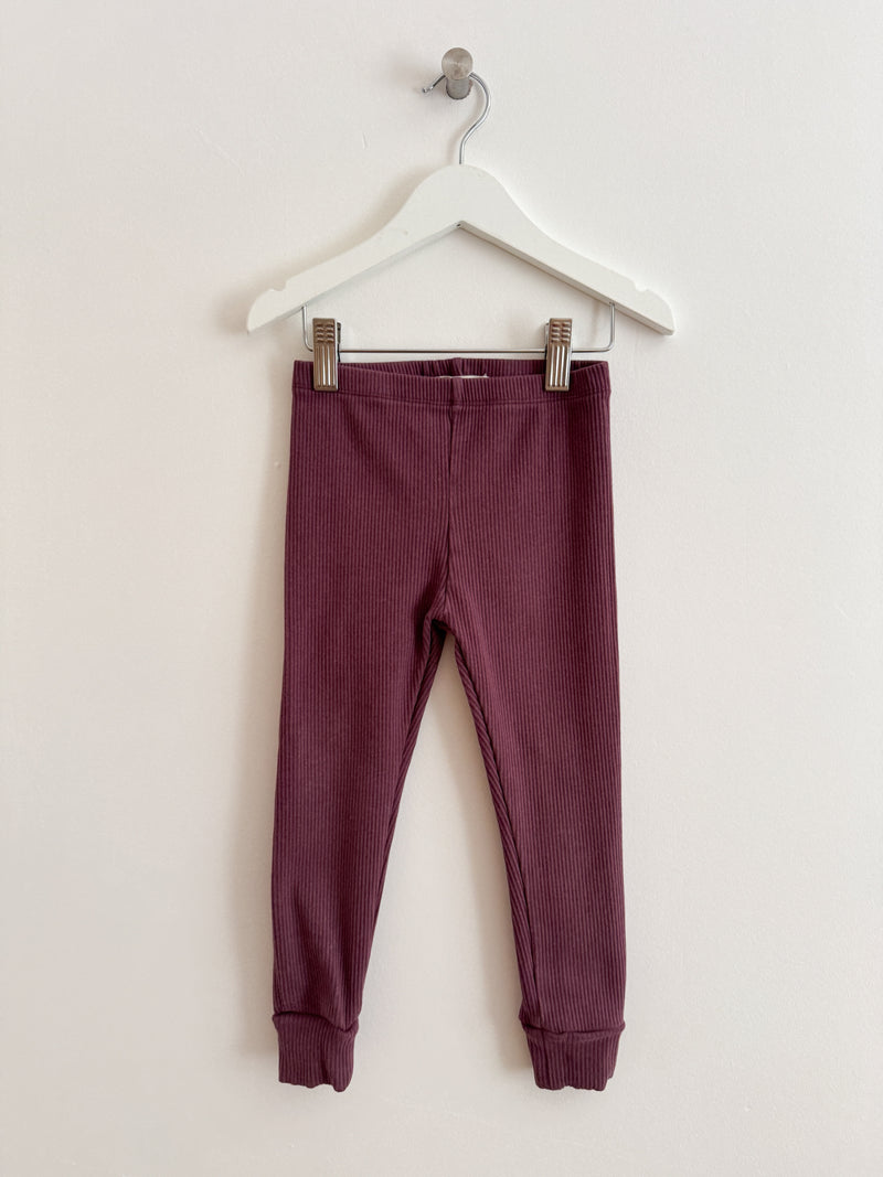 PRELOVED PLUM LEGGINGS 3-4 YEARS