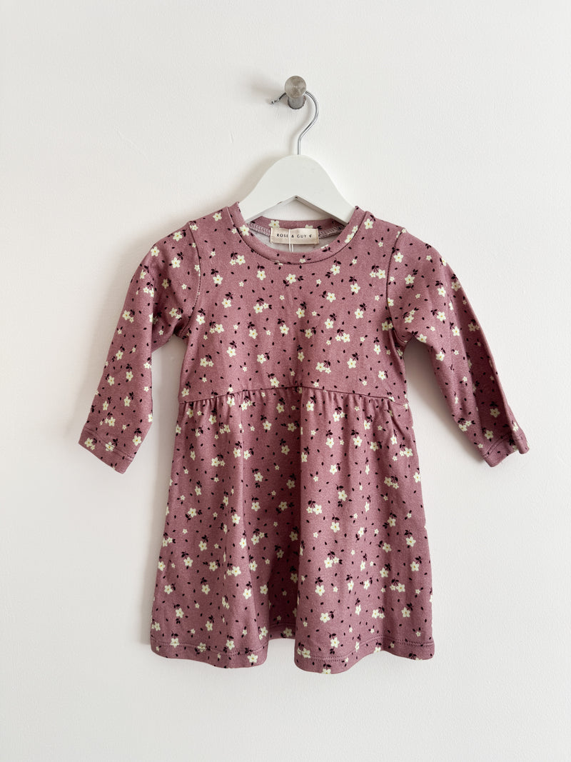 PRELOVED MULBERRY FLORAL DRESS 6-12 MONTHS