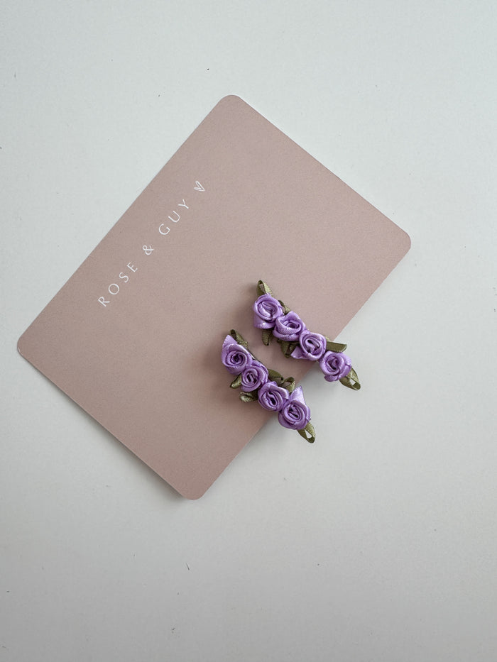 LILAC ROSE CLIP - SOLD INDIVIDUALLY