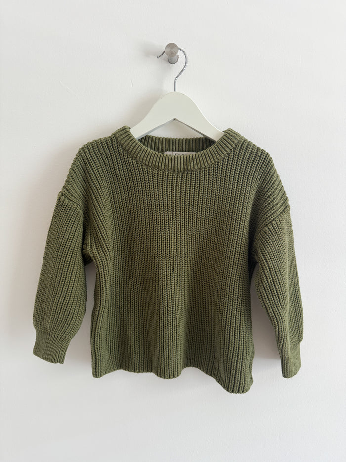 PRELOVED KHAKI JUMPER 4-5 YEARS