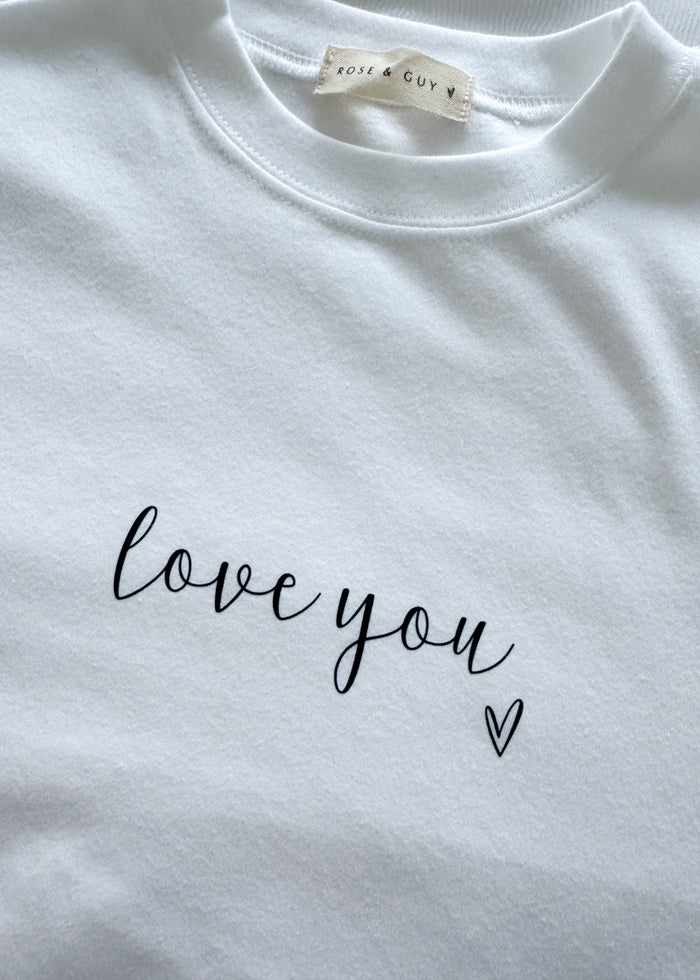“LOVE YOU” T-SHIRT