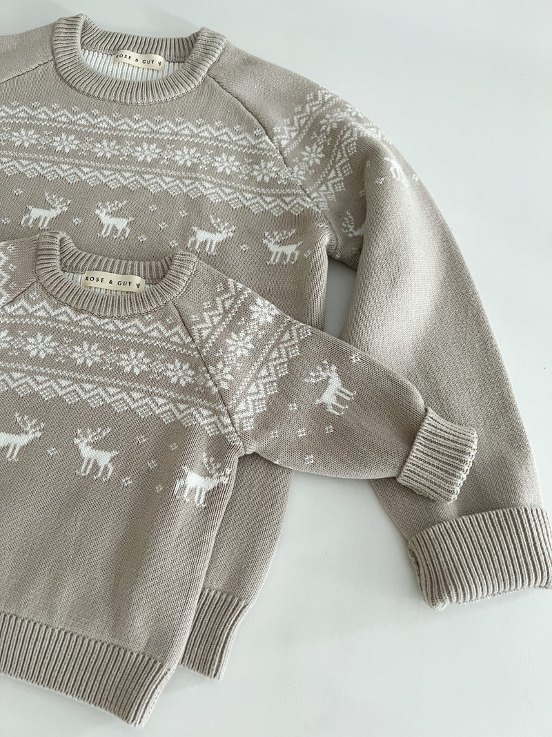 FAIRISLE KNITTED JUMPER - KIDS