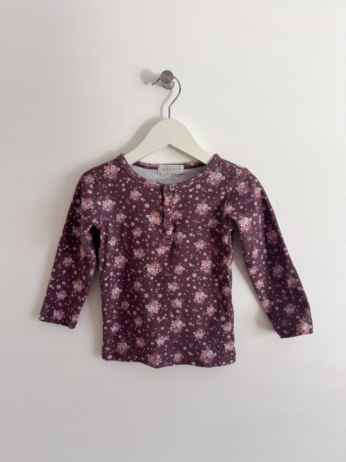 PRELOVED WINTERBERRY LONG SLEEVE TOP 2-3 YEARS