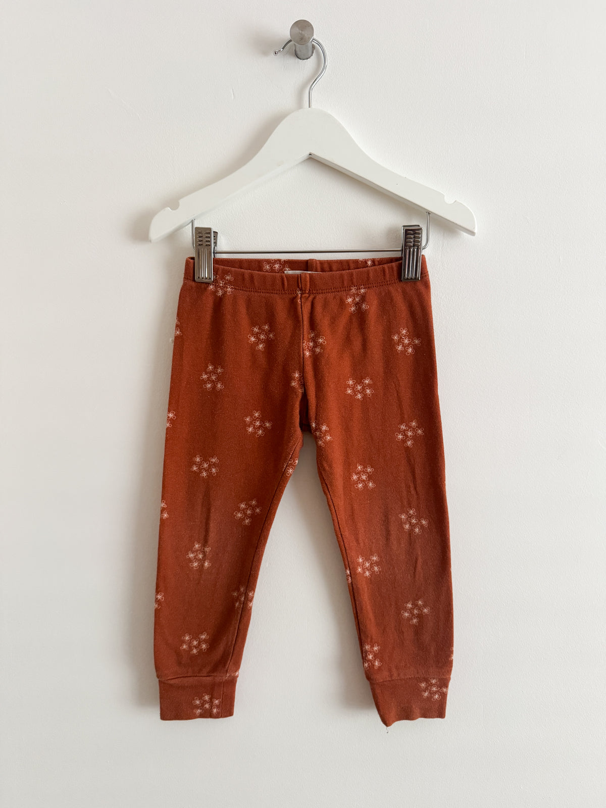 PRELOVED AUBURN FLORAL LEGGINGS 2-3 YEARS