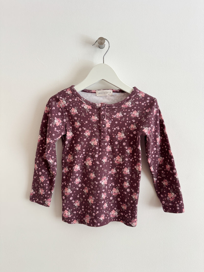 PRELOVED WINTERBERRY LONG SLEEVE TOP 3-4 YEARS
