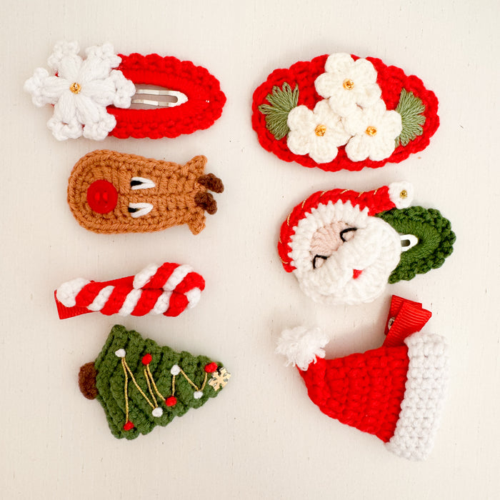 CHRISTMAS CROCHET CLIPS