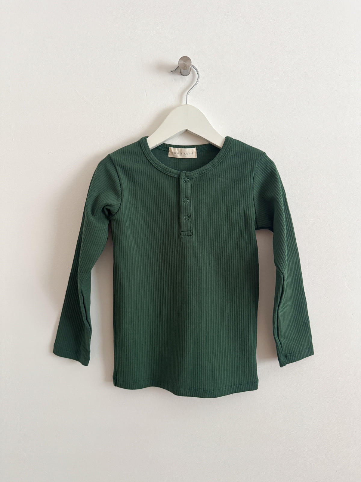 PRELOVED EMERALD LONG SLEEVE TOP 4-5 YEARS
