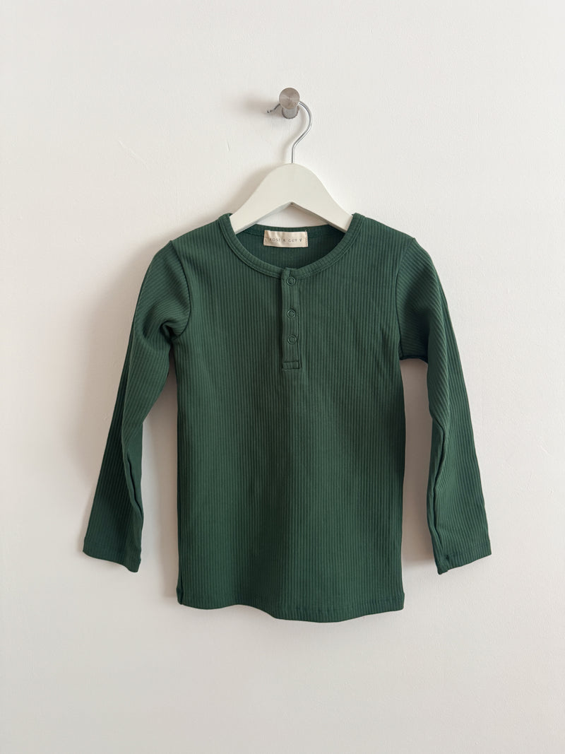 PRELOVED EMERALD LONG SLEEVE TOP 4-5 YEARS