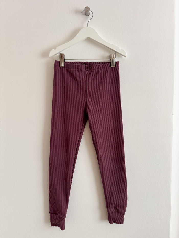 PRELOVED PLUM LEGGINGS 6-7 YEARS