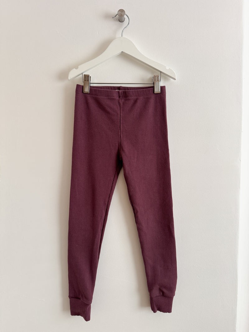 PRELOVED PLUM LEGGINGS 6-7 YEARS