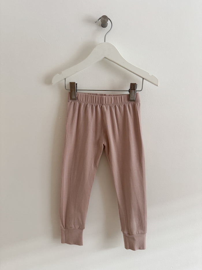 PRELOVED BABY PINK LEGGINGS 2-3 YEARS