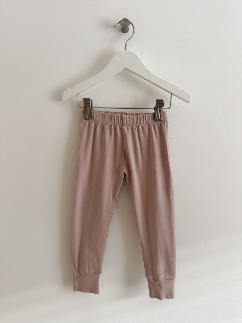 PRELOVED BABY PINK LEGGINGS 2-3 YEARS