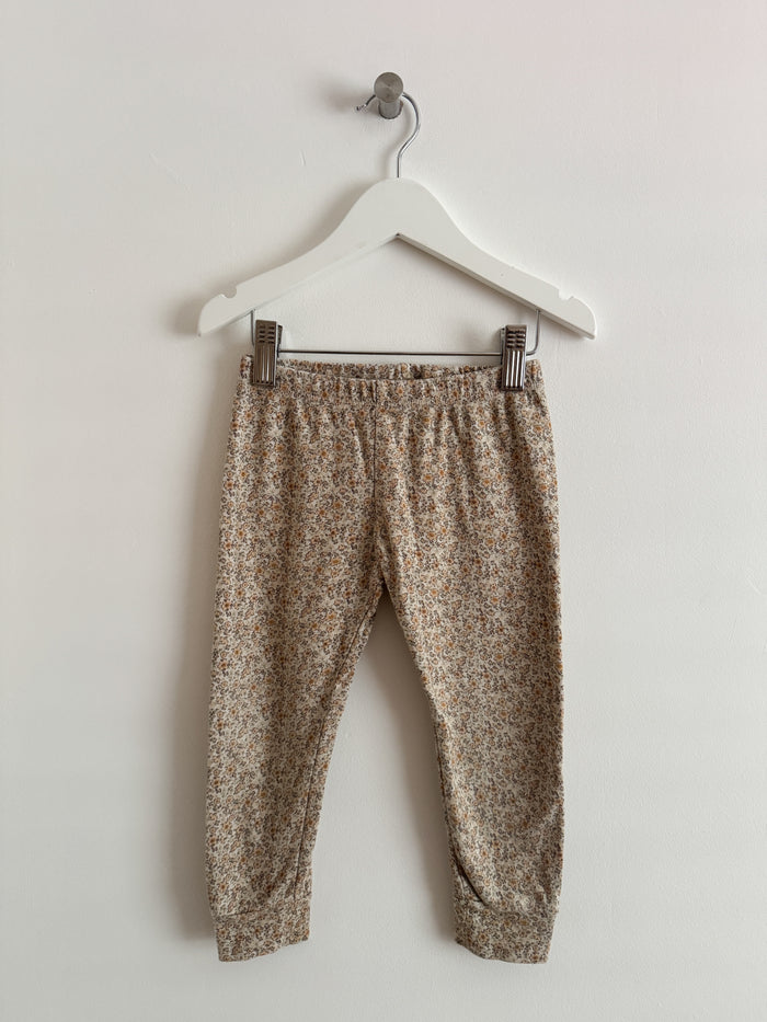 PRELOVED SUMMER FLORAL LEGGINGS 3-4 YEARS