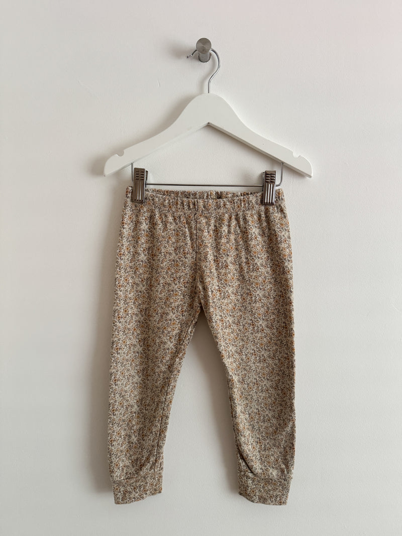PRELOVED SUMMER FLORAL LEGGINGS 3-4 YEARS