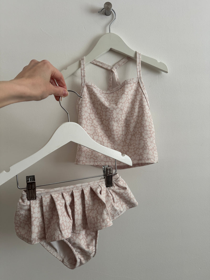 PRELOVED FLORAL TANKINI 4-6 YEARS