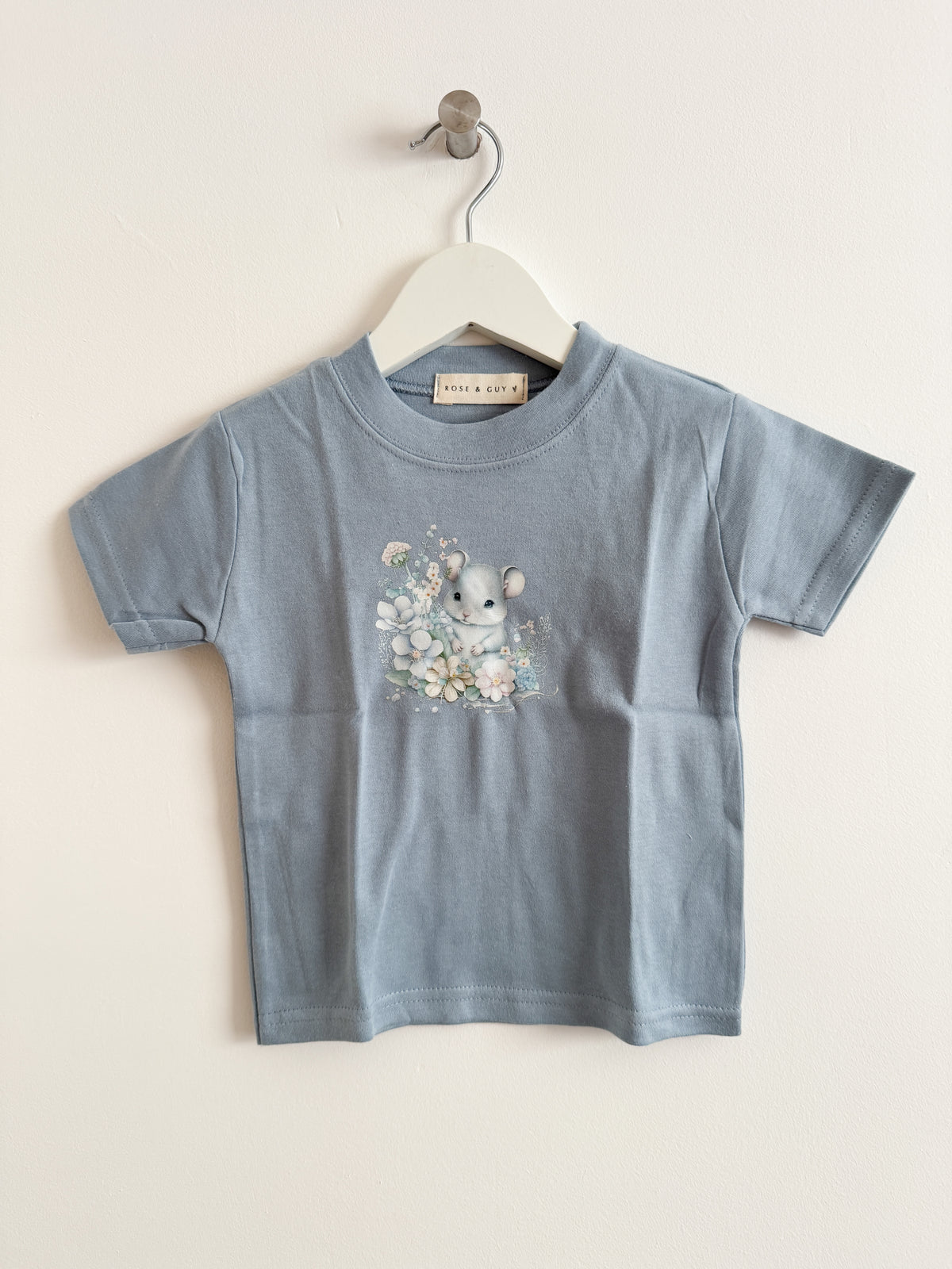 SECONDS BLUE MOUSE T-SHIRT 1-2 YEARS
