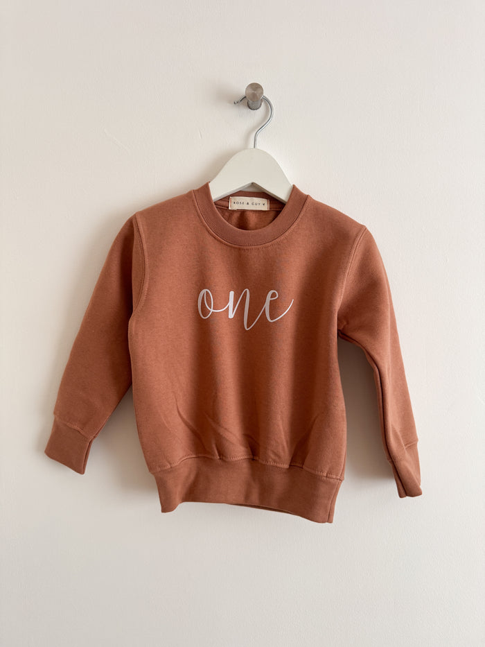 TOFFEE MILESTONE SWEATSHIRT