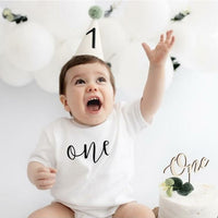 WHITE MILESTONE BIRTHDAY T-SHIRT